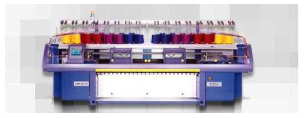Flat weaving machine